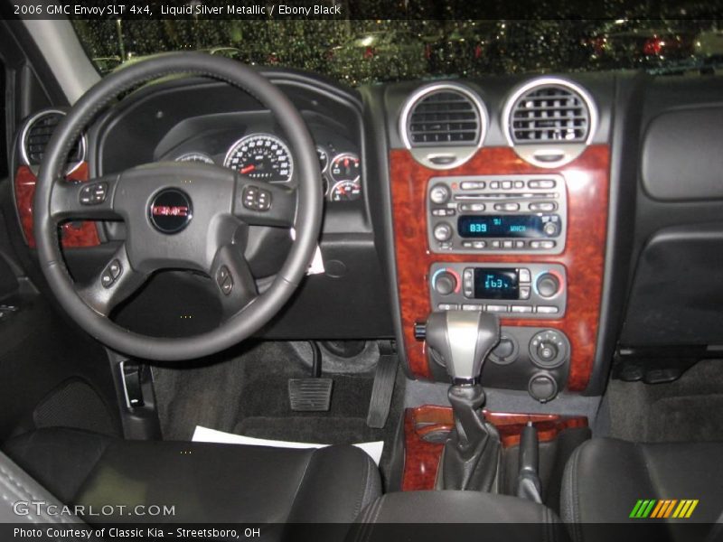 Liquid Silver Metallic / Ebony Black 2006 GMC Envoy SLT 4x4