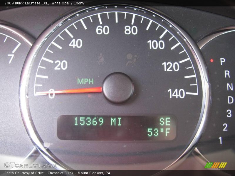 White Opal / Ebony 2009 Buick LaCrosse CXL