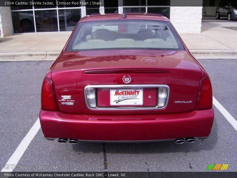 Crimson Red Pearl / Shale 2004 Cadillac DeVille Sedan