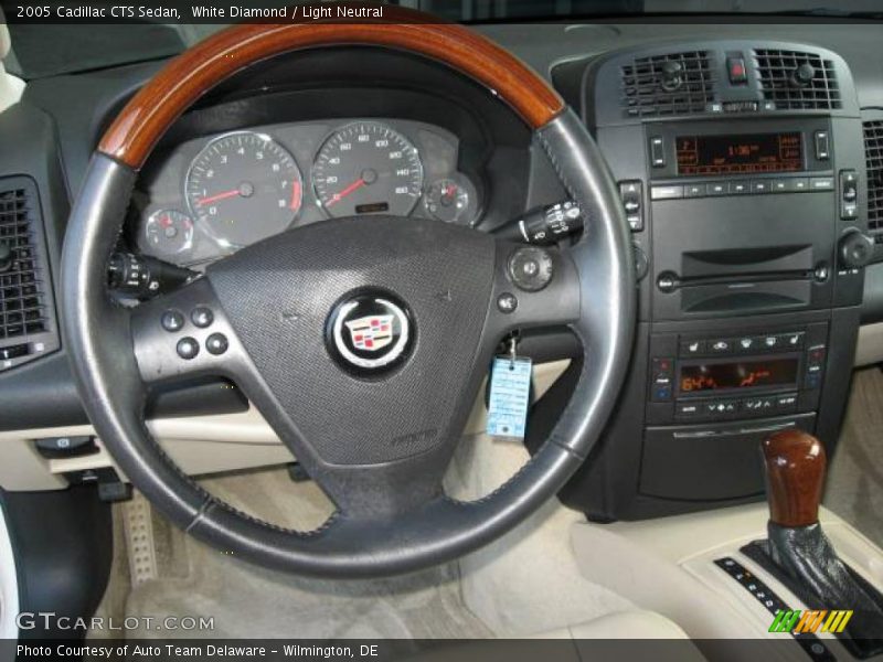 White Diamond / Light Neutral 2005 Cadillac CTS Sedan