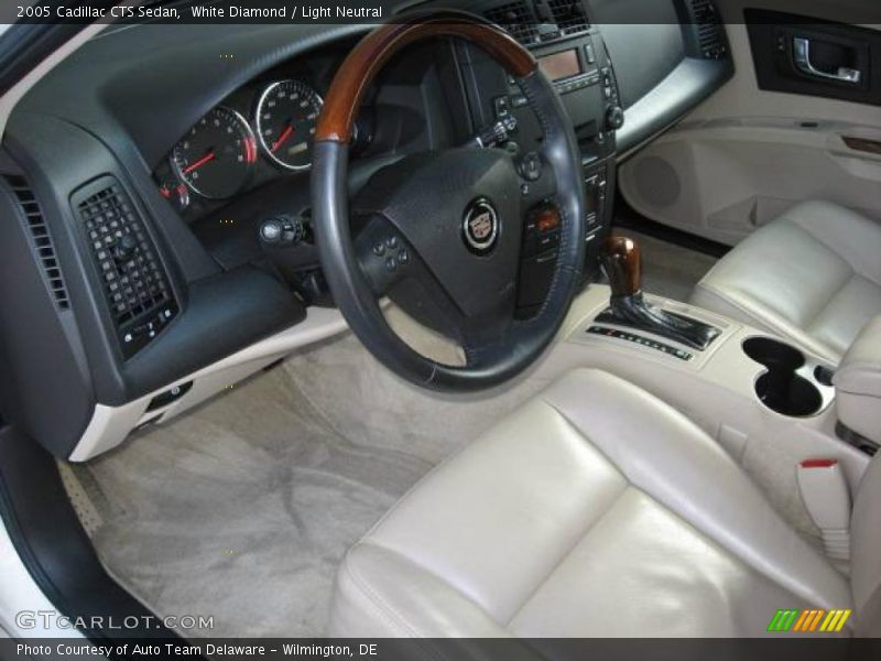 White Diamond / Light Neutral 2005 Cadillac CTS Sedan