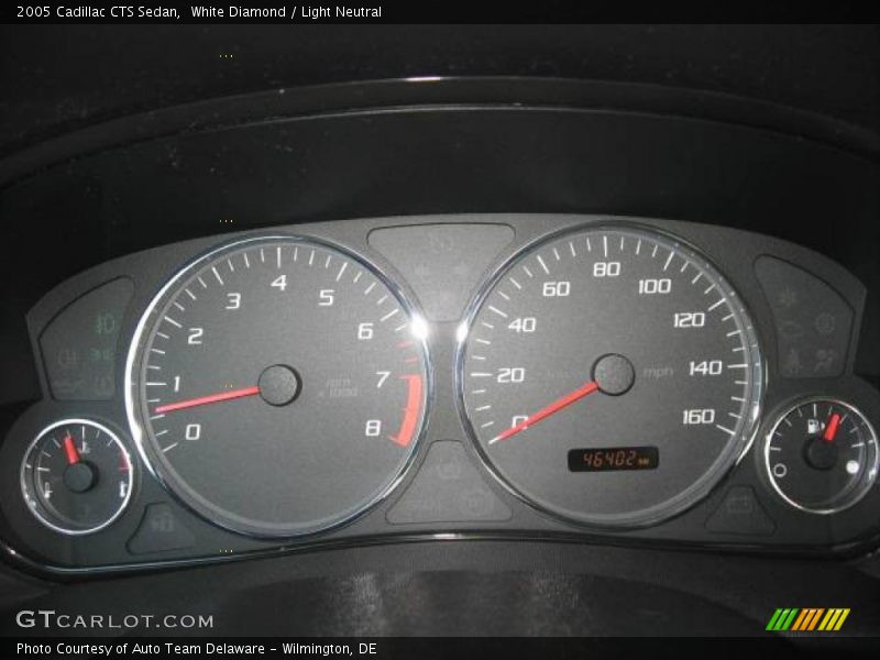 White Diamond / Light Neutral 2005 Cadillac CTS Sedan