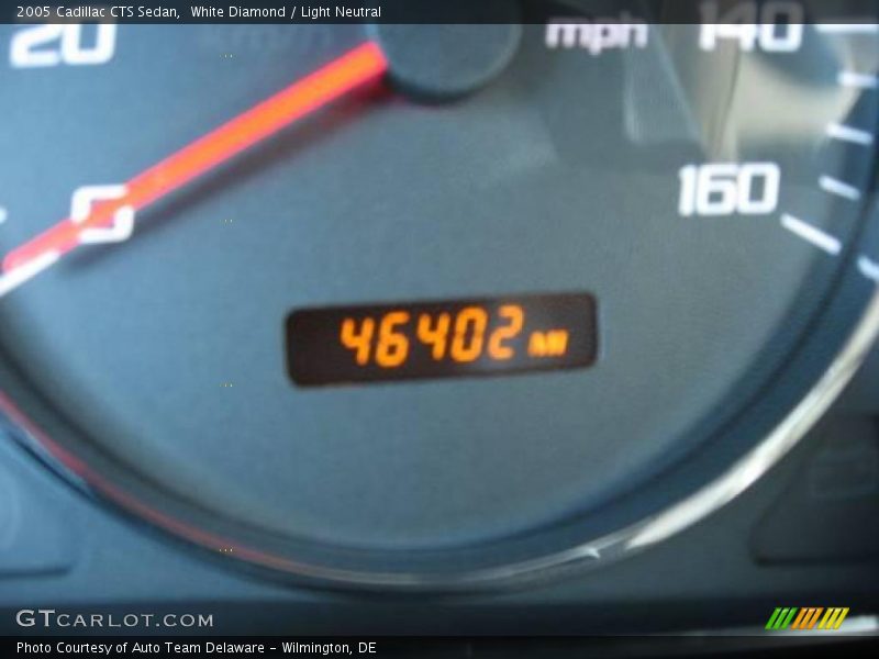 White Diamond / Light Neutral 2005 Cadillac CTS Sedan