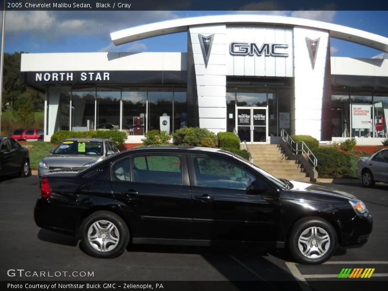 Black / Gray 2005 Chevrolet Malibu Sedan