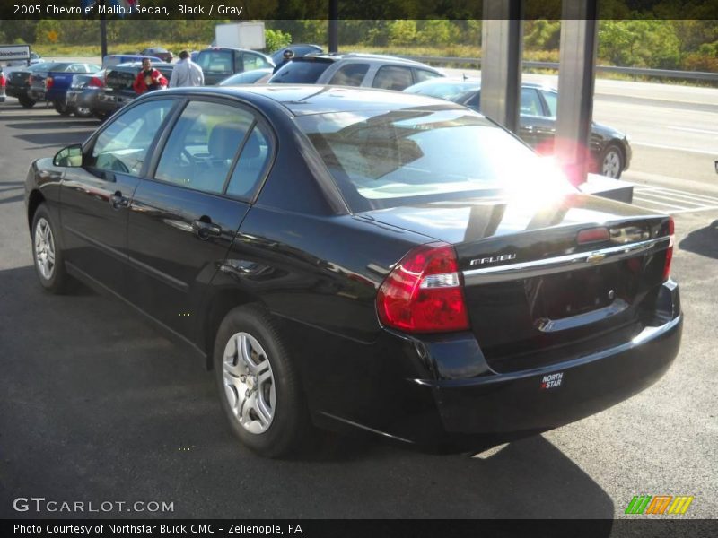 Black / Gray 2005 Chevrolet Malibu Sedan