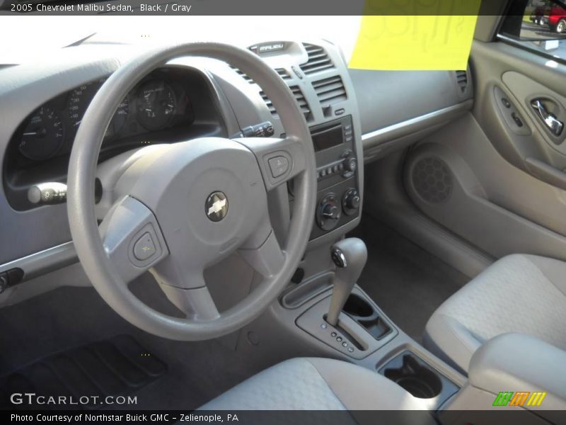 Black / Gray 2005 Chevrolet Malibu Sedan