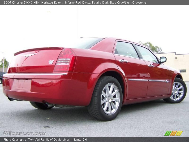 Inferno Red Crystal Pearl / Dark Slate Gray/Light Graystone 2006 Chrysler 300 C HEMI Heritage Editon