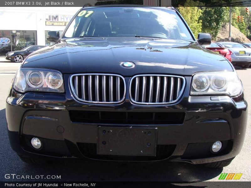 Jet Black / Black 2007 BMW X3 3.0si