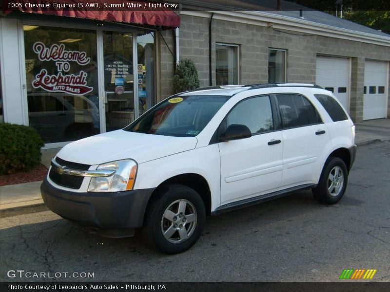 Summit White / Light Gray 2005 Chevrolet Equinox LS AWD