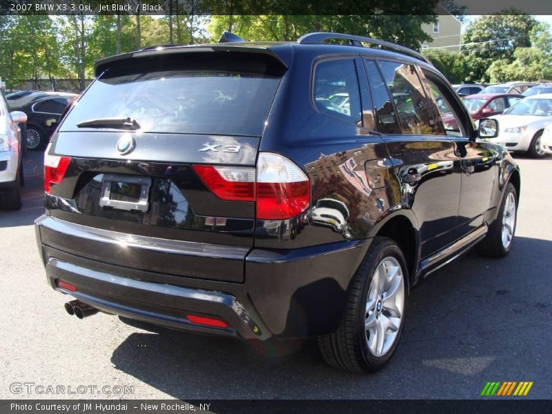 Jet Black / Black 2007 BMW X3 3.0si
