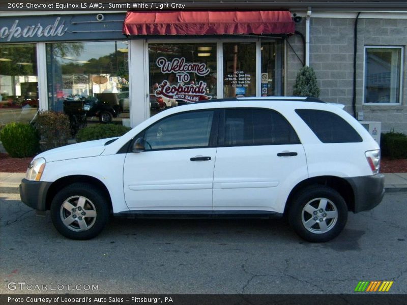 Summit White / Light Gray 2005 Chevrolet Equinox LS AWD