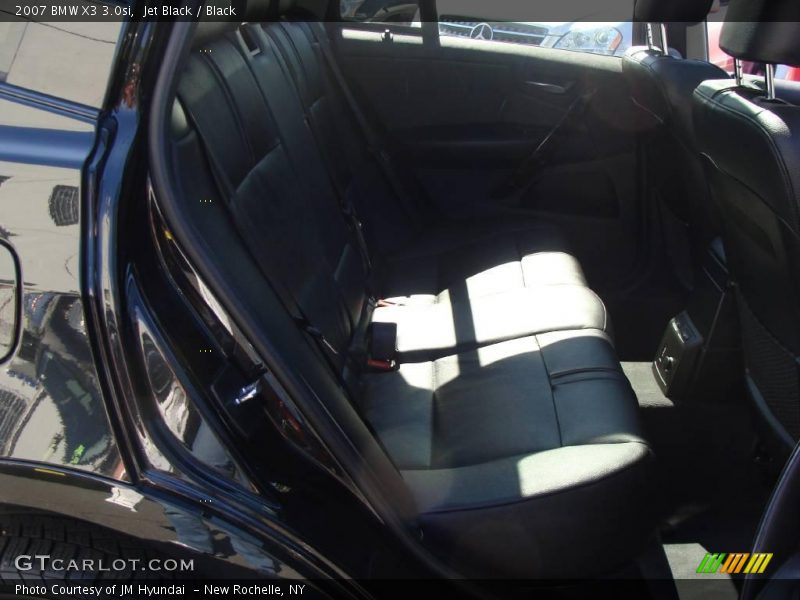Jet Black / Black 2007 BMW X3 3.0si
