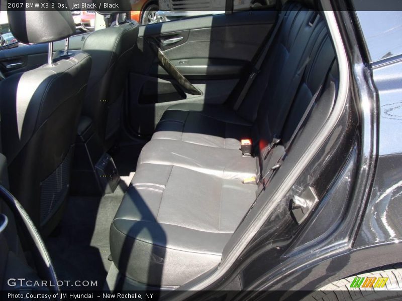 Jet Black / Black 2007 BMW X3 3.0si