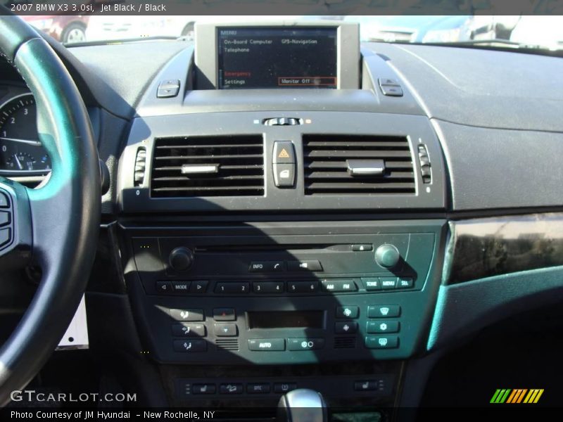 Jet Black / Black 2007 BMW X3 3.0si