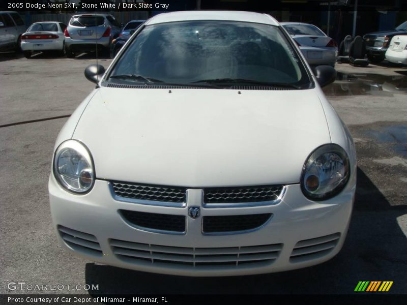 Stone White / Dark Slate Gray 2005 Dodge Neon SXT