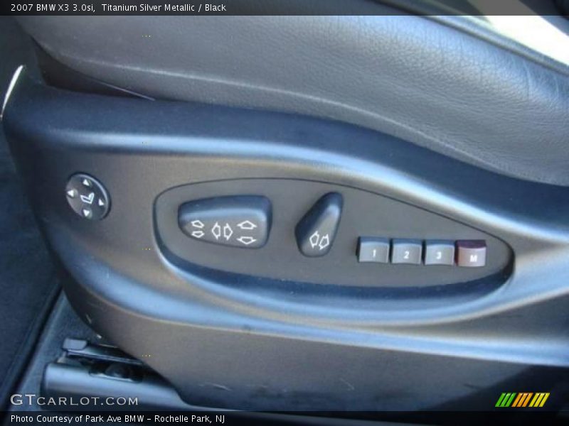 Titanium Silver Metallic / Black 2007 BMW X3 3.0si
