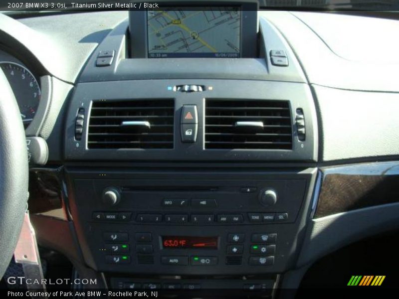Titanium Silver Metallic / Black 2007 BMW X3 3.0si