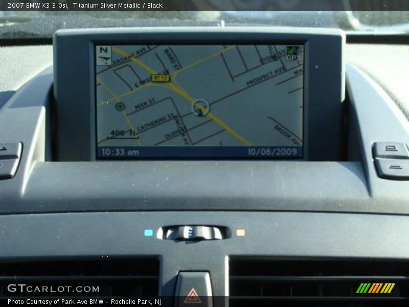 Titanium Silver Metallic / Black 2007 BMW X3 3.0si