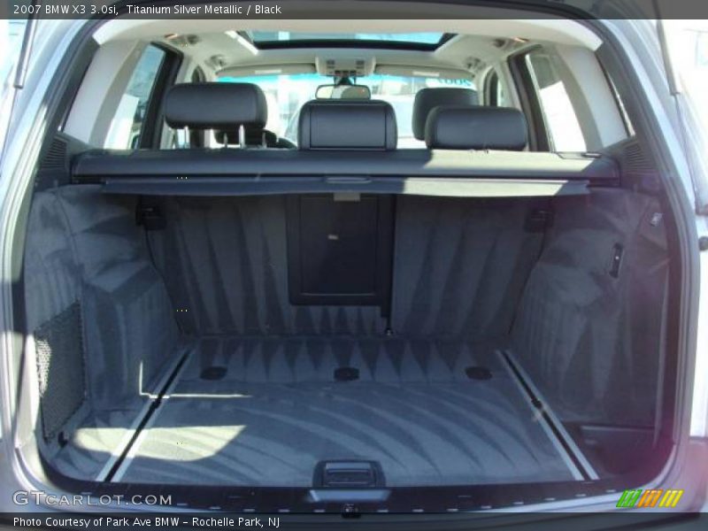 Titanium Silver Metallic / Black 2007 BMW X3 3.0si