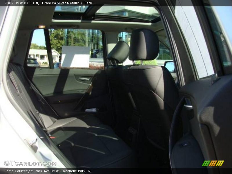Titanium Silver Metallic / Black 2007 BMW X3 3.0si