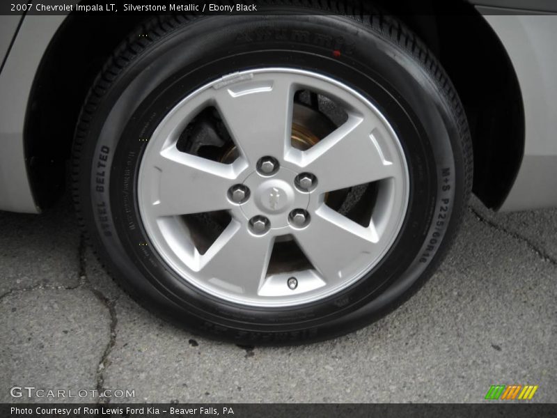 Silverstone Metallic / Ebony Black 2007 Chevrolet Impala LT