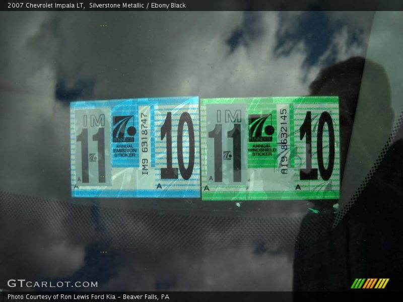 Silverstone Metallic / Ebony Black 2007 Chevrolet Impala LT