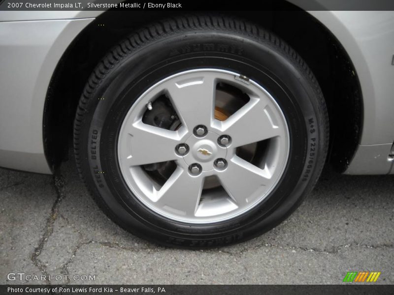 Silverstone Metallic / Ebony Black 2007 Chevrolet Impala LT