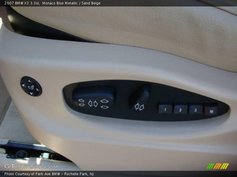Monaco Blue Metallic / Sand Beige 2007 BMW X3 3.0si