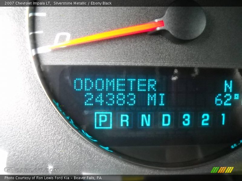 Silverstone Metallic / Ebony Black 2007 Chevrolet Impala LT