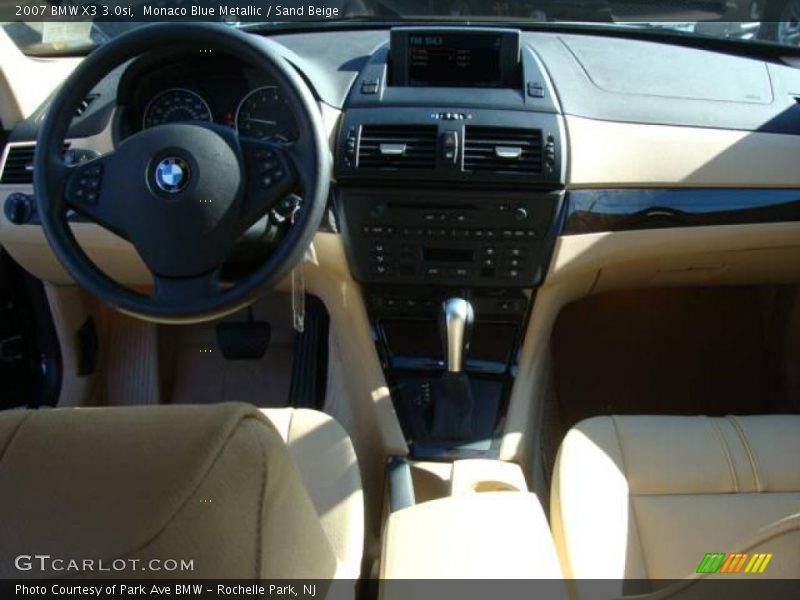 Monaco Blue Metallic / Sand Beige 2007 BMW X3 3.0si