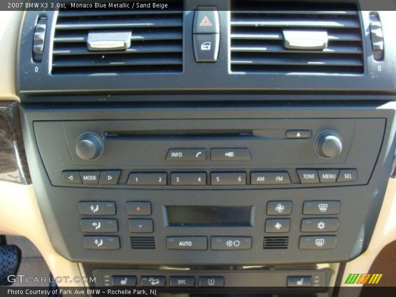 Monaco Blue Metallic / Sand Beige 2007 BMW X3 3.0si