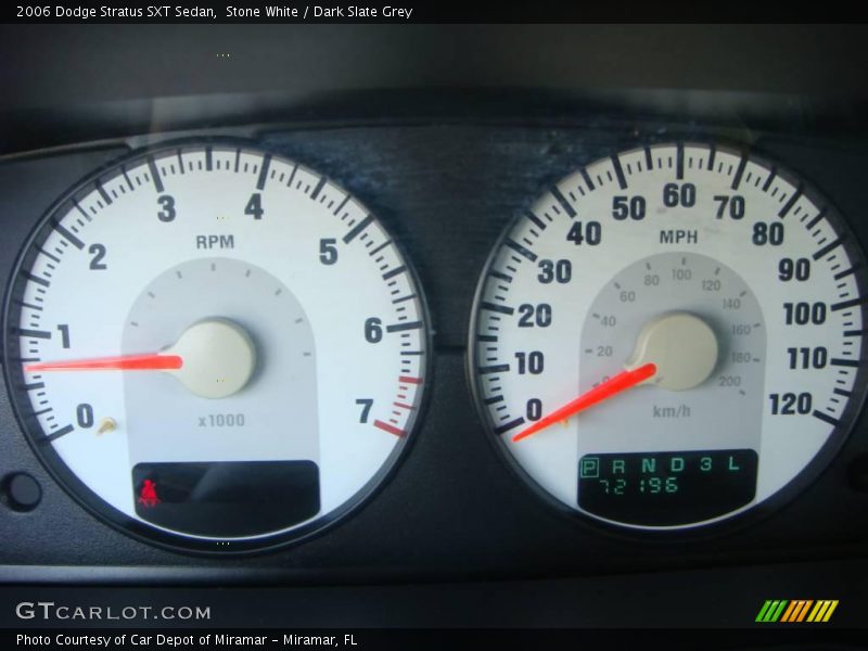 Stone White / Dark Slate Grey 2006 Dodge Stratus SXT Sedan