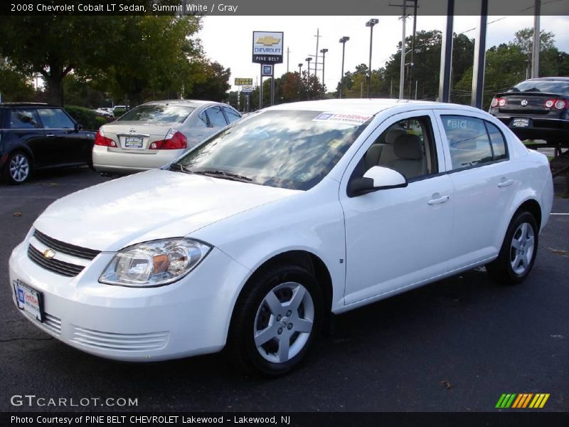 Summit White / Gray 2008 Chevrolet Cobalt LT Sedan