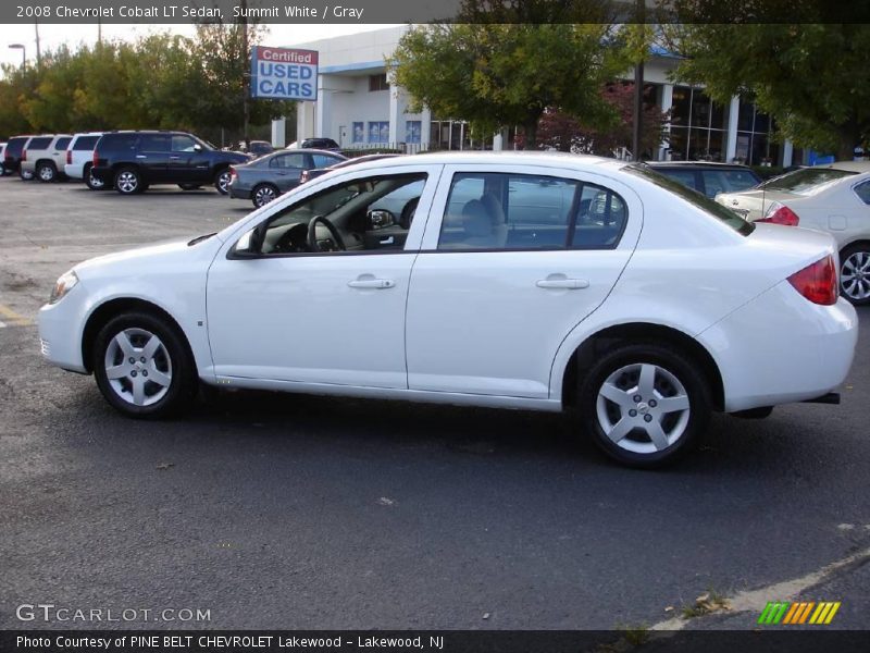Summit White / Gray 2008 Chevrolet Cobalt LT Sedan