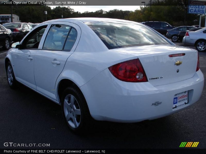 Summit White / Gray 2008 Chevrolet Cobalt LT Sedan