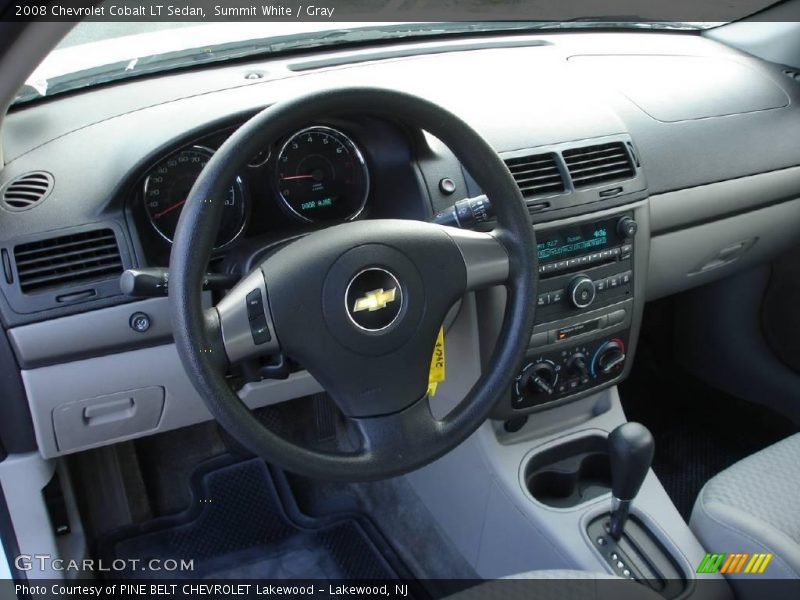 Summit White / Gray 2008 Chevrolet Cobalt LT Sedan