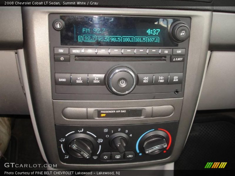 Summit White / Gray 2008 Chevrolet Cobalt LT Sedan