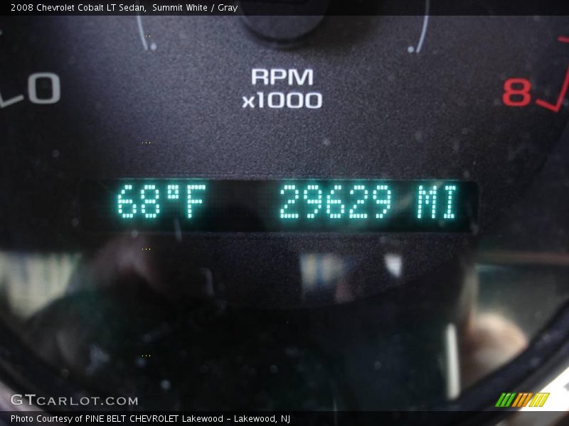Summit White / Gray 2008 Chevrolet Cobalt LT Sedan