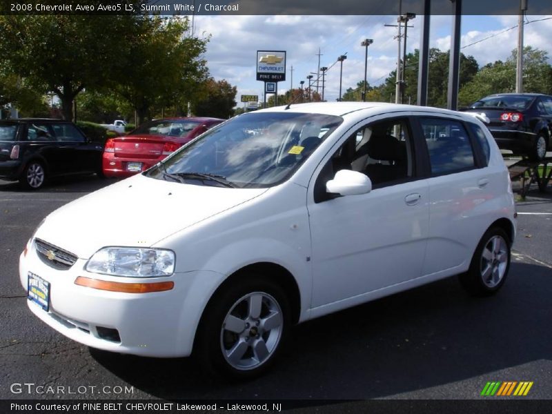 Summit White / Charcoal 2008 Chevrolet Aveo Aveo5 LS