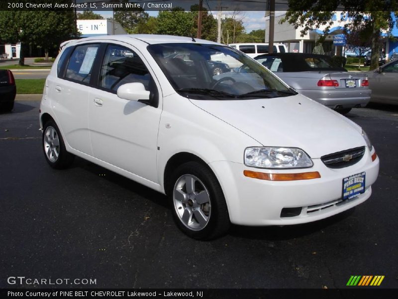 Summit White / Charcoal 2008 Chevrolet Aveo Aveo5 LS