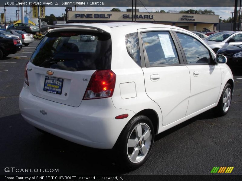 Summit White / Charcoal 2008 Chevrolet Aveo Aveo5 LS