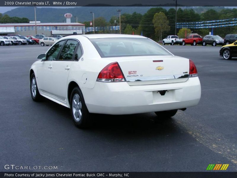 White / Ebony 2009 Chevrolet Impala LT
