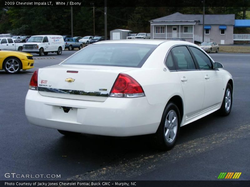 White / Ebony 2009 Chevrolet Impala LT
