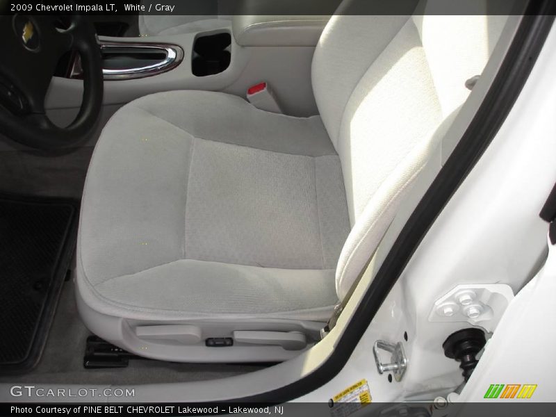 White / Gray 2009 Chevrolet Impala LT