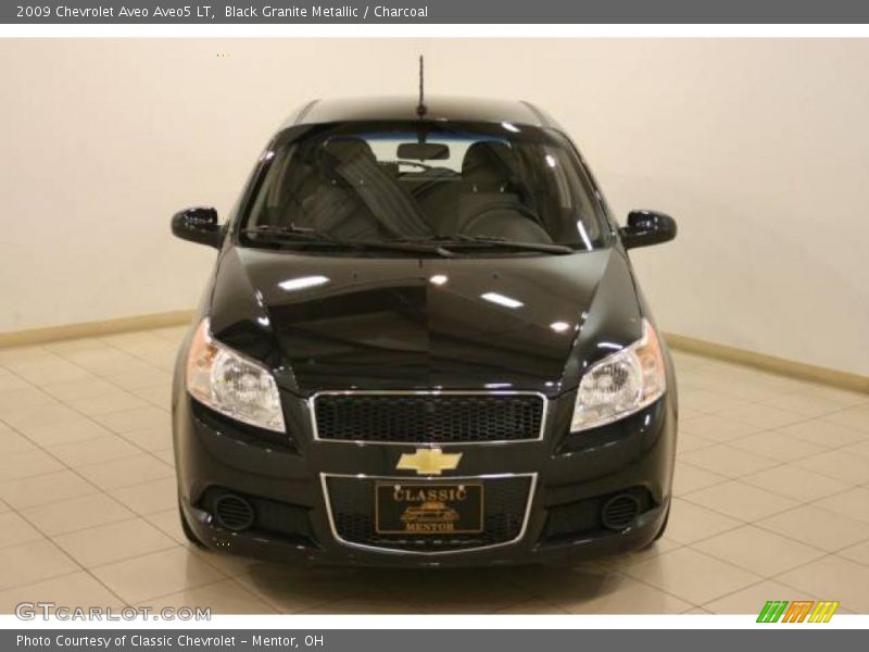 Black Granite Metallic / Charcoal 2009 Chevrolet Aveo Aveo5 LT