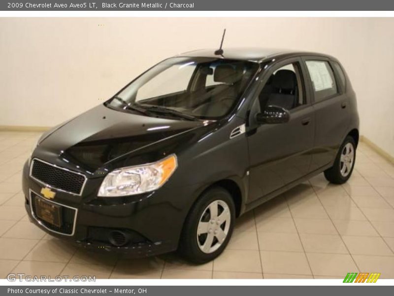 Black Granite Metallic / Charcoal 2009 Chevrolet Aveo Aveo5 LT