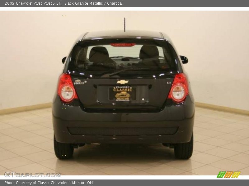 Black Granite Metallic / Charcoal 2009 Chevrolet Aveo Aveo5 LT