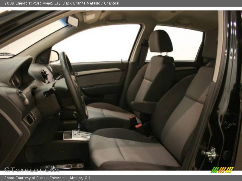 Black Granite Metallic / Charcoal 2009 Chevrolet Aveo Aveo5 LT
