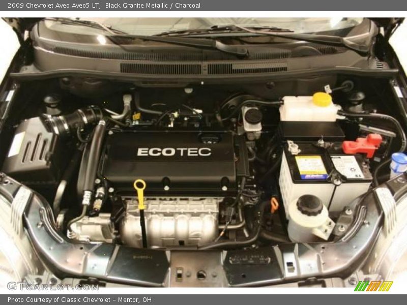 Black Granite Metallic / Charcoal 2009 Chevrolet Aveo Aveo5 LT