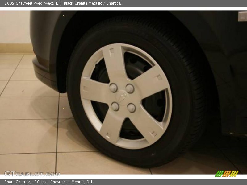 Black Granite Metallic / Charcoal 2009 Chevrolet Aveo Aveo5 LT